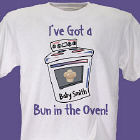 Bun In The Oven Maternity Personalized T-Shirt